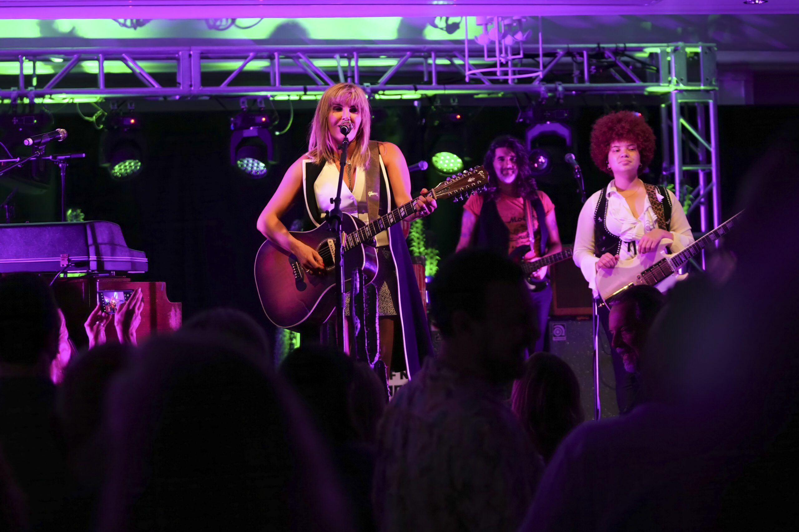 Grace Potter performing at Canoe Place Inn in Hampton Bays, NY on August 9, 2024. (Photo by David Warren /Sipa​ USA)