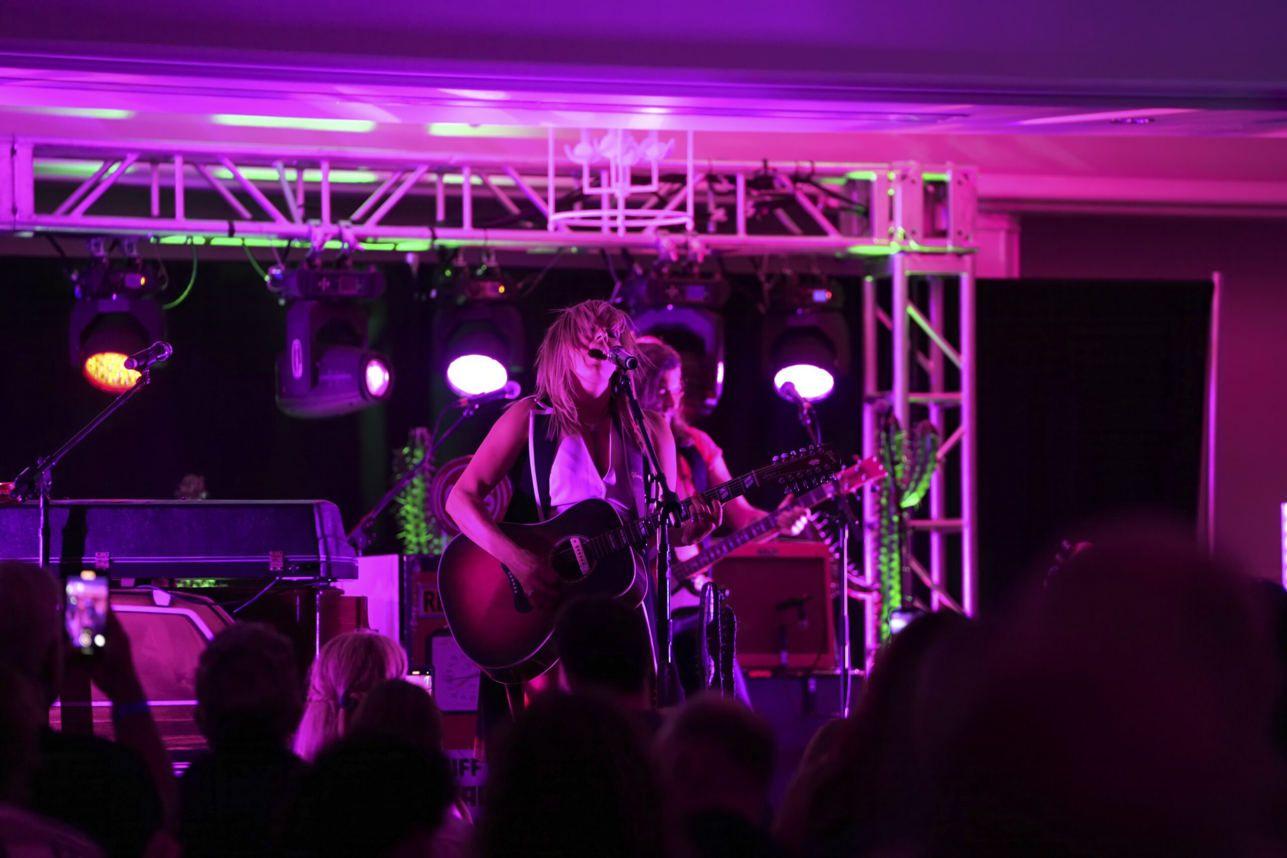 Grace Potter performing at Canoe Place Inn in Hampton Bays, NY on August 9, 2024. (Photo by David Warren /Sipa​ USA)